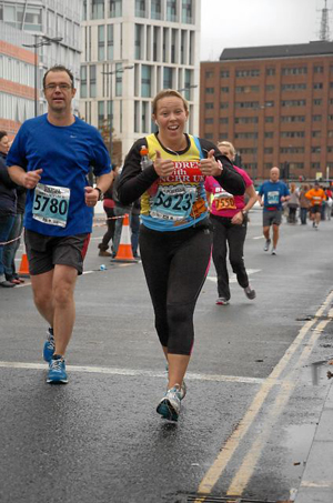 Close to finish line photo