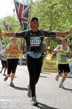 Event photographer at London Marathon
