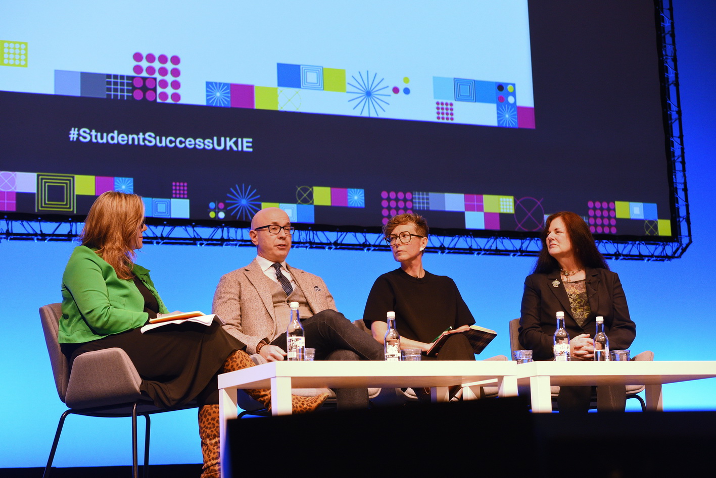 Discussion panel at a business Conference photography image example