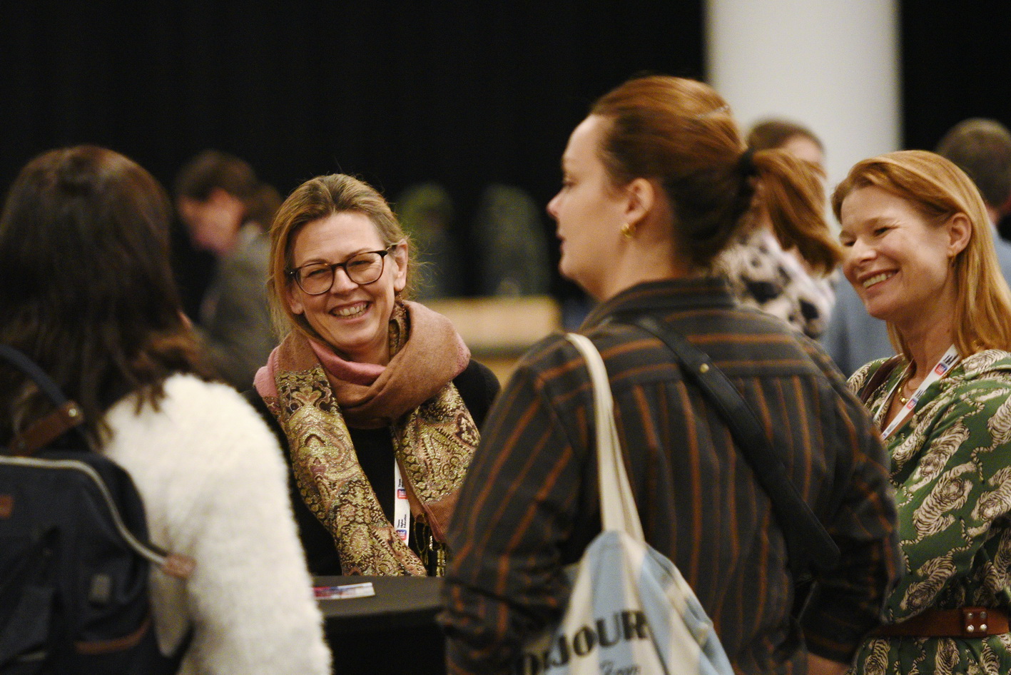 Networking opportunities at Conference photography examples