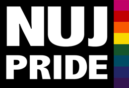 NUJ Pride badge