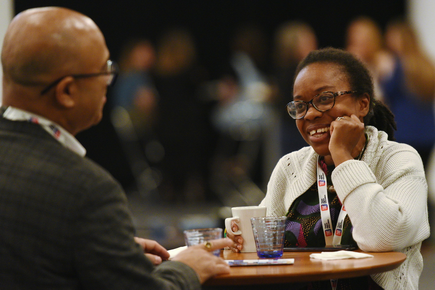 Coffee break chats and informal networking