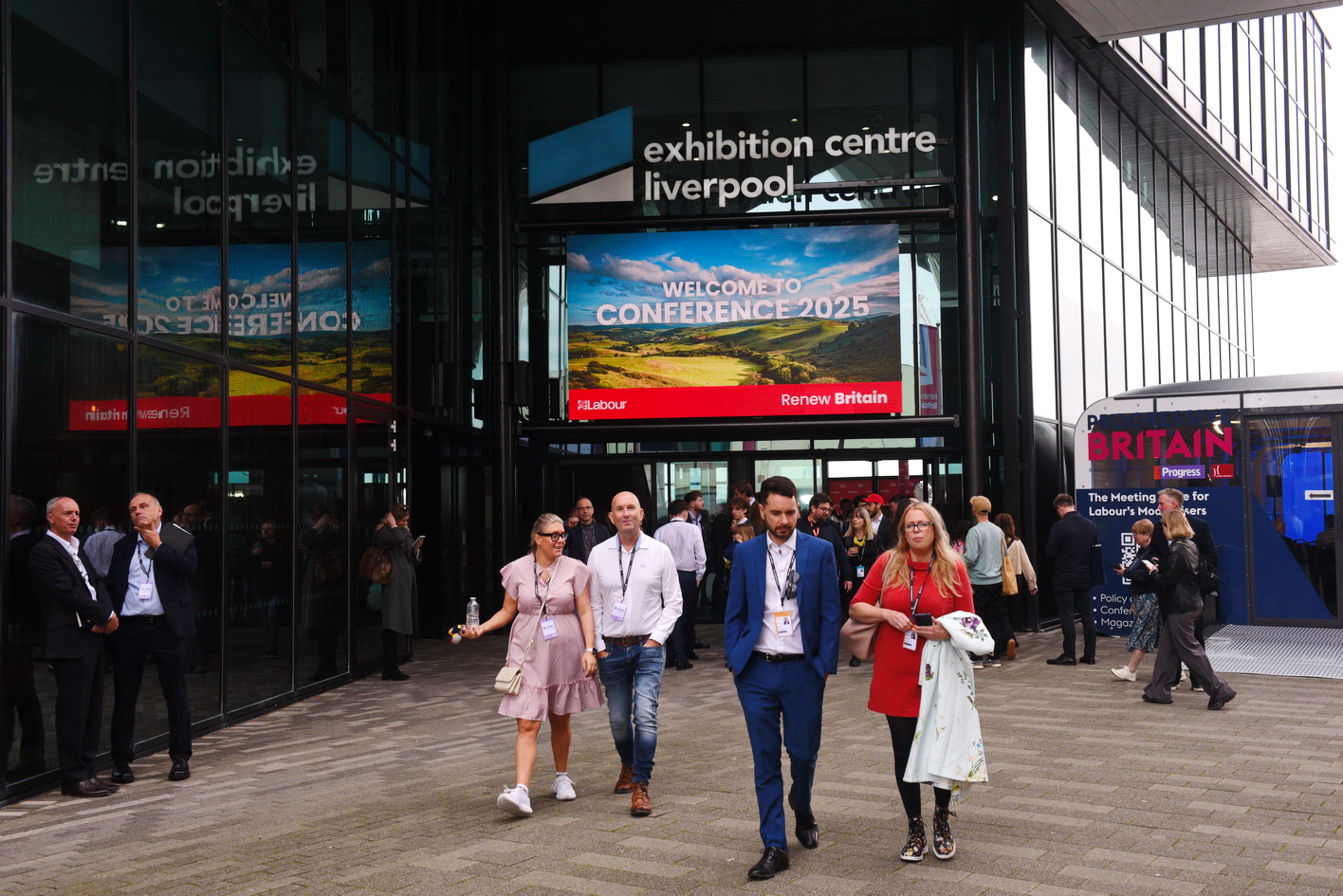 Behind-the-scenes moments at the Labour Party Conference