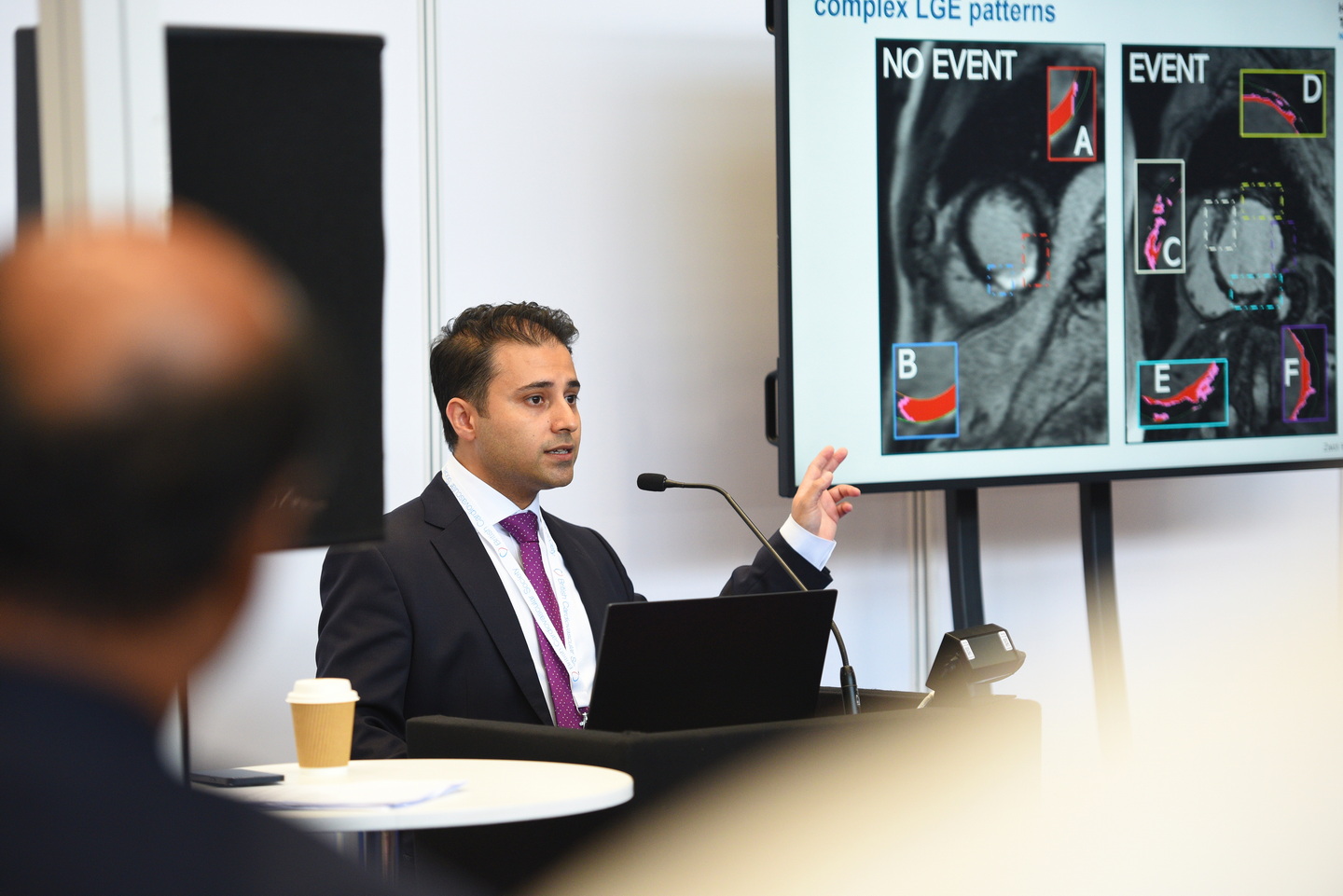 Medical presentation photography at a professional event