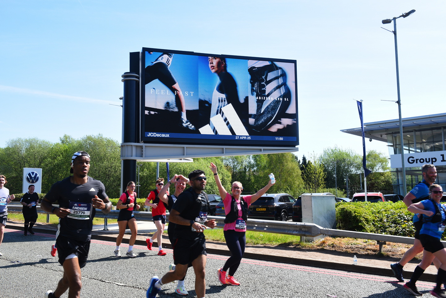 Out-of-home advertising photography in urban spaces