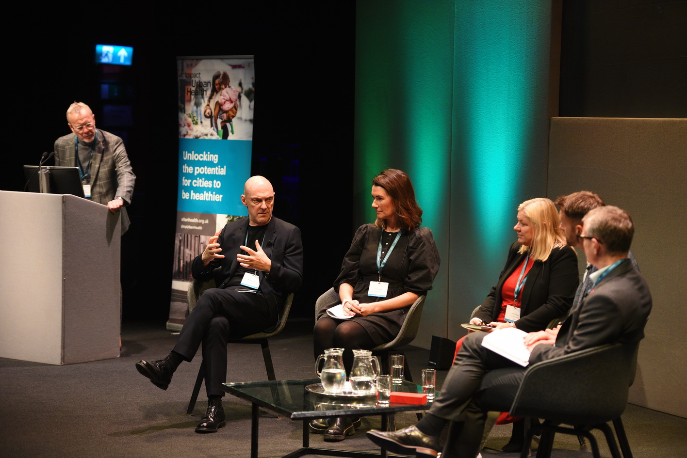 Round-table discussions and collaborative meetings