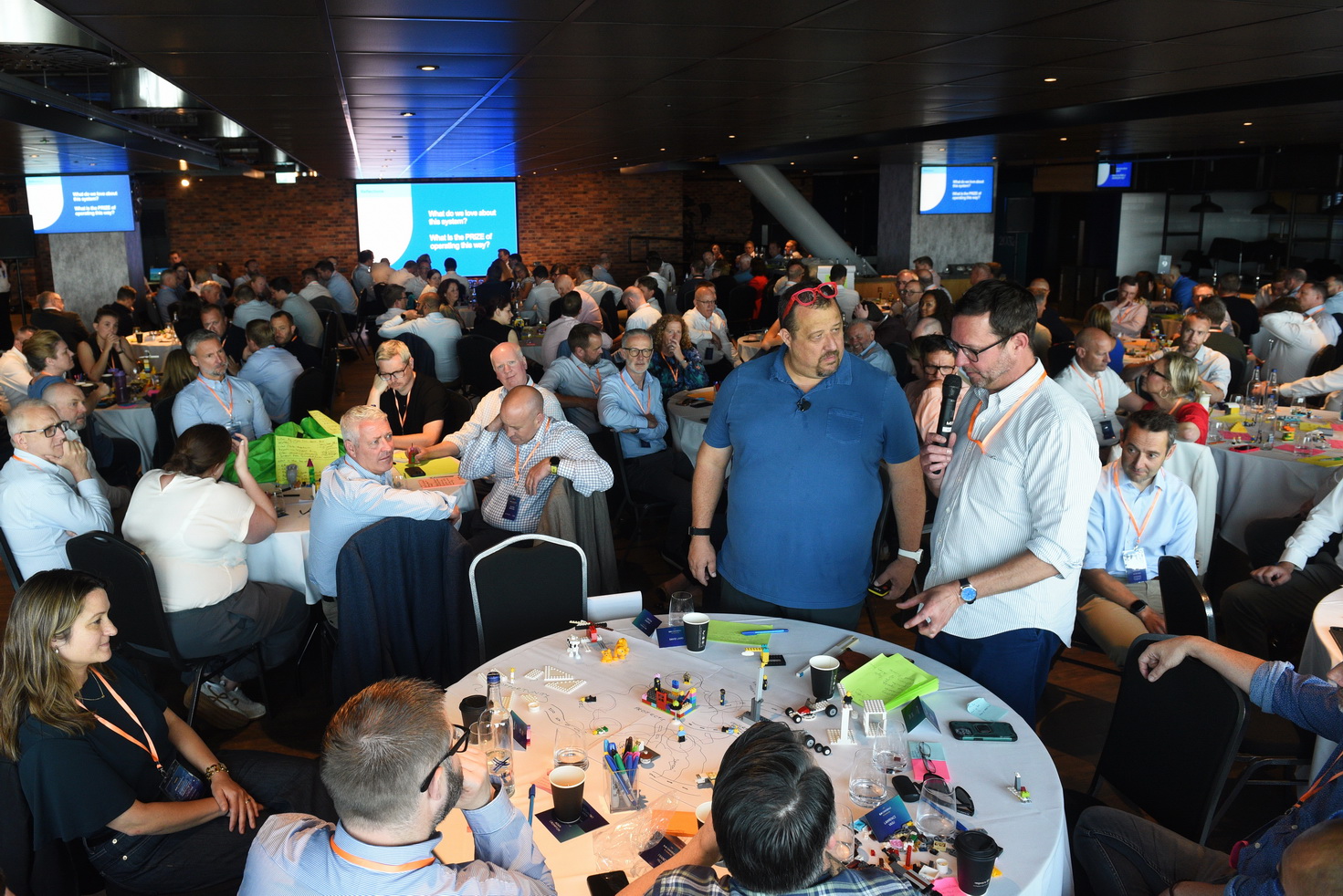 Wide angle conference photography