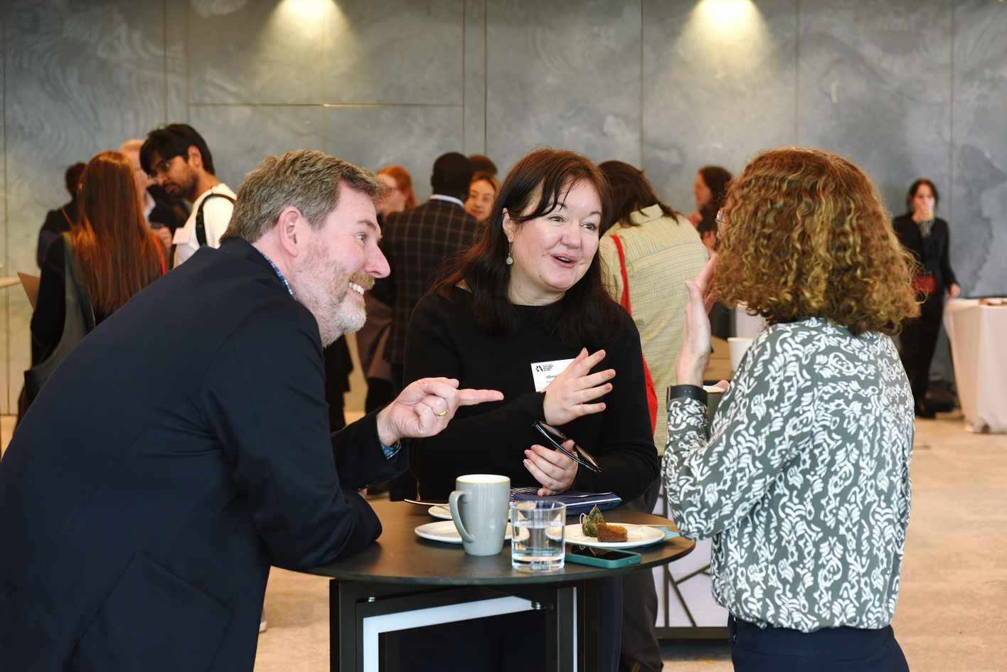 Delegates having fun at conference