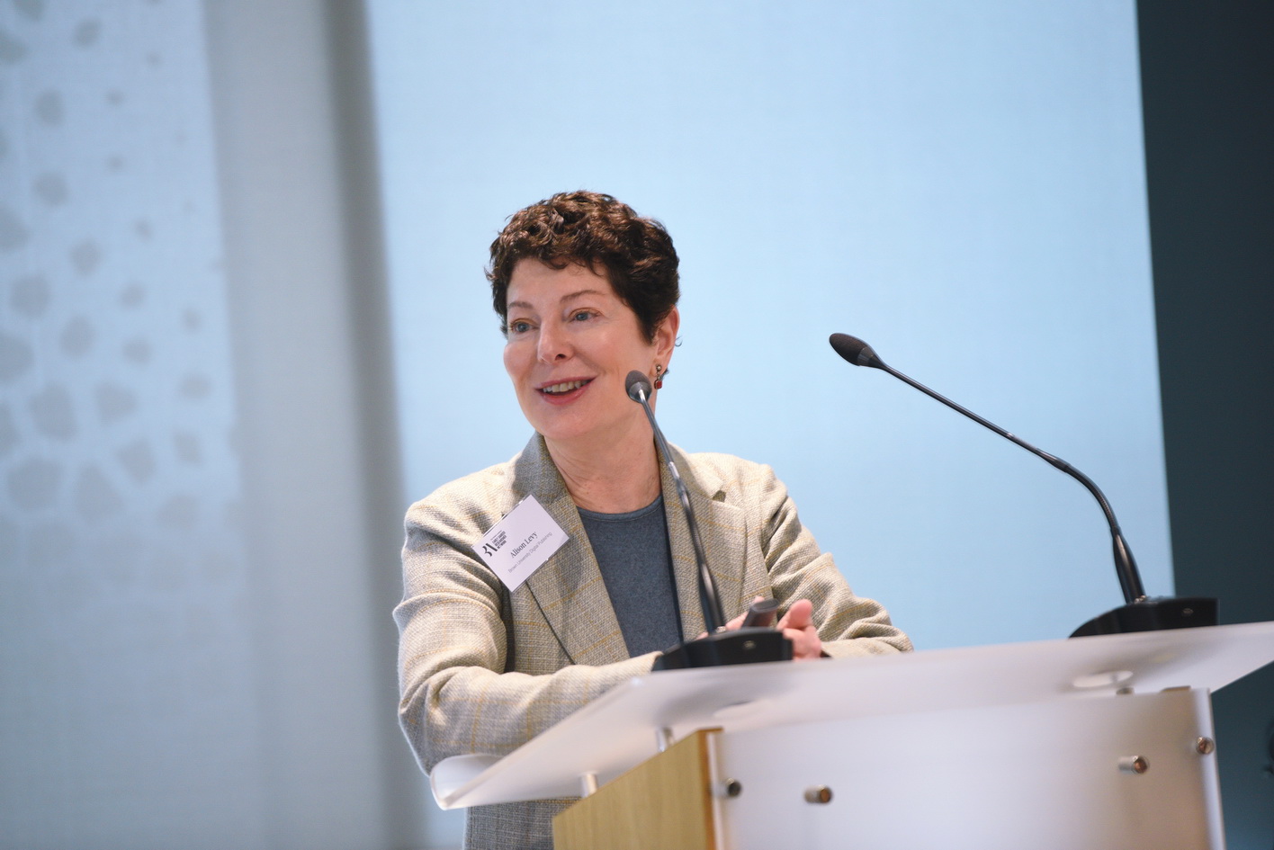 International visitors at conference