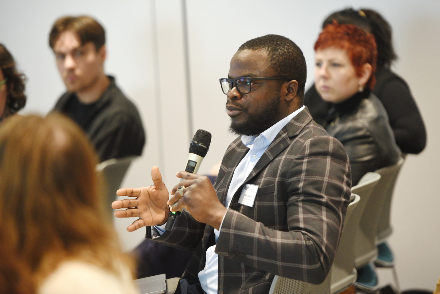 Question time at conference