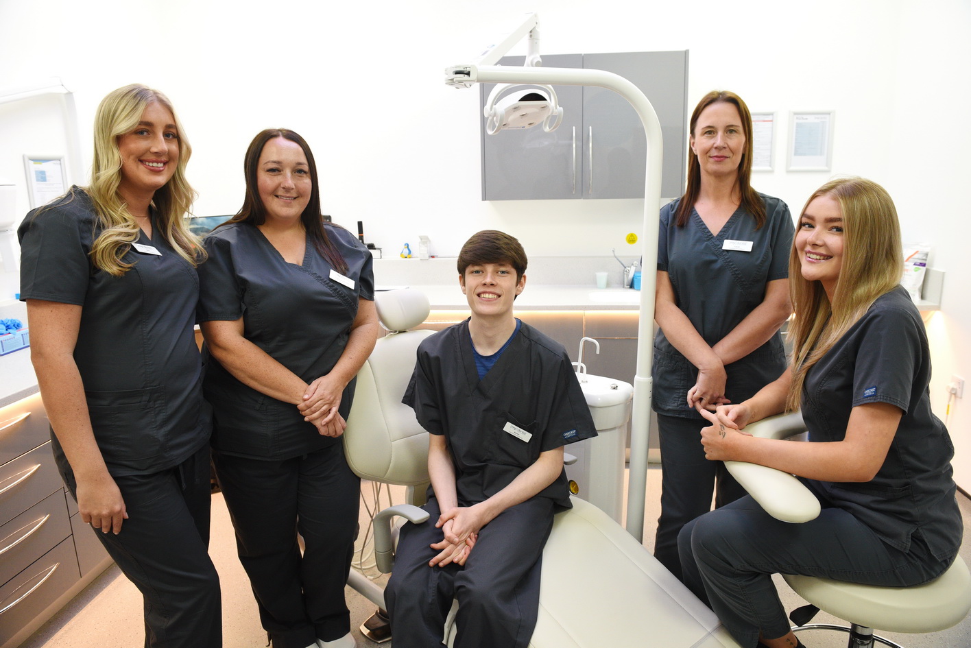 Behind The Scenes case study photo shoot at a Dental Surgery Launch