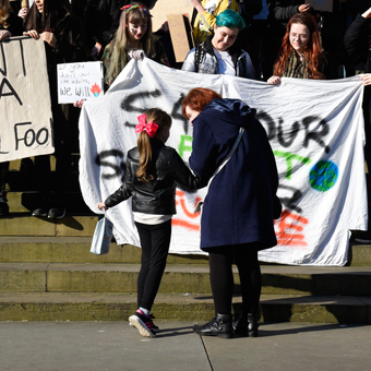 Press coverage of Liverpool student strike